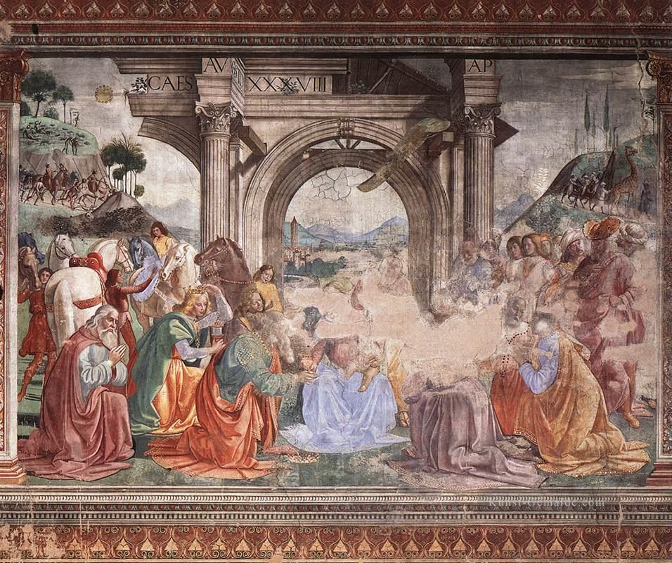 Verehrung der Weisen Florenz Renaissance Domenico Ghirlandaio Ölgemälde